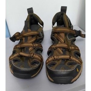Ahnu By Teva Outdoor Water Hiking Brown/Black Sandals Mens Size 13